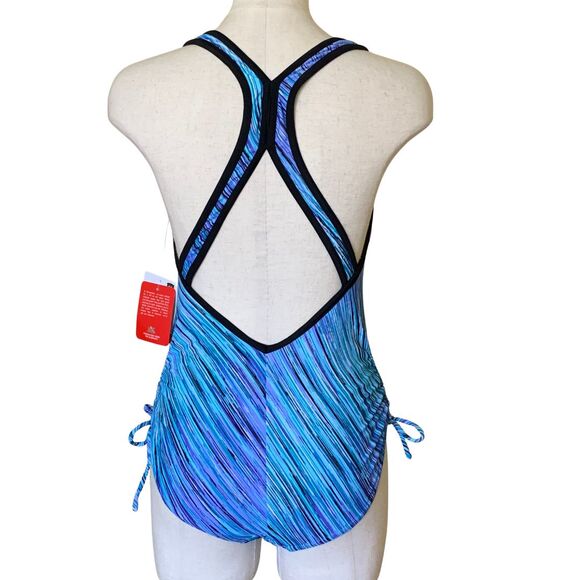 ZeroXposure Womens Sleeveless Printed Surfing One Piece Swimsuit Bathing Suit - Picture 4 of 11